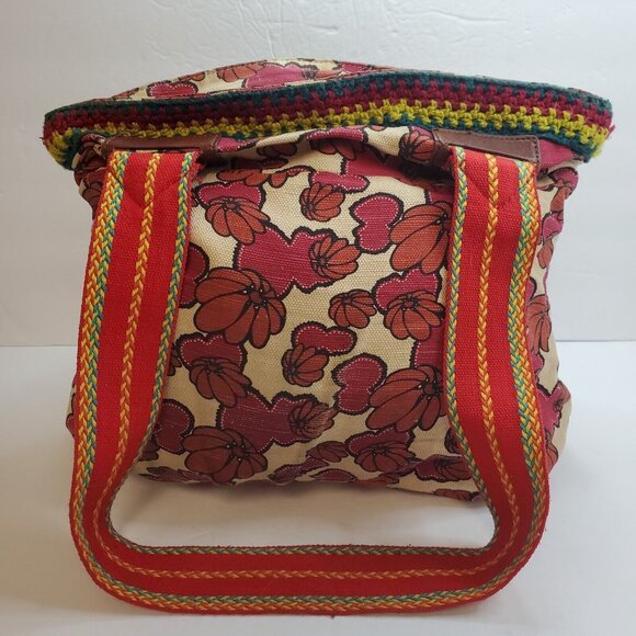 Sakroots Handbags - Sakroots Womens Peace Canvas Hobo Shoulder Bag Linen Festival Boho Hippie Travel